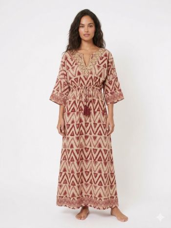 Persian boho style dress 